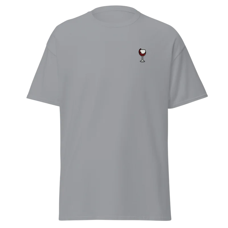 Wein T-Shirt – Grau
